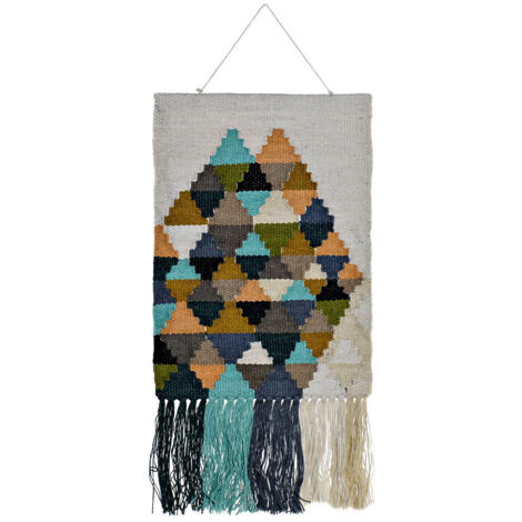 DKD Home Decor Décoration Suspendue Jute Coton Naturel (1/4)