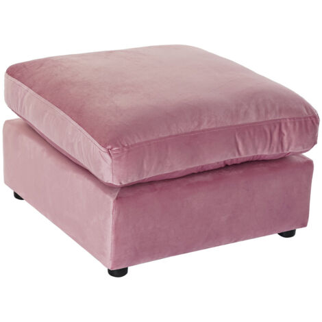 DKD Home Decor Repose pied polyester rose 55x55x30 cm (1/4)