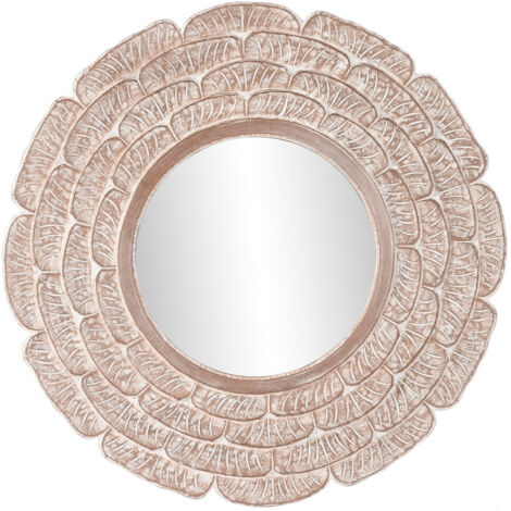 Miroir Mangue Verre 90X1,5X90 Décapage Blanc (1/3)
