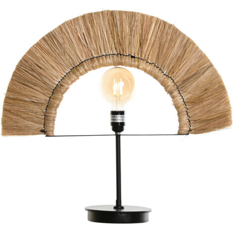 DKD Home Decor Lampe de bureau Noir Naturel 57x17x52 cm (1/5)