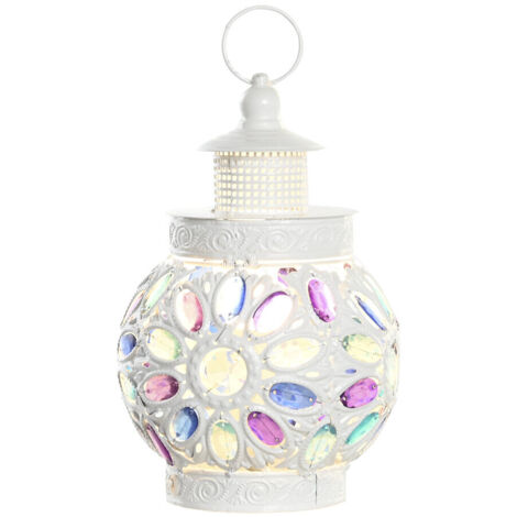 DKD Home Decor Lampe de bureau blanc multicolore 19x19x33 cm (1/5)