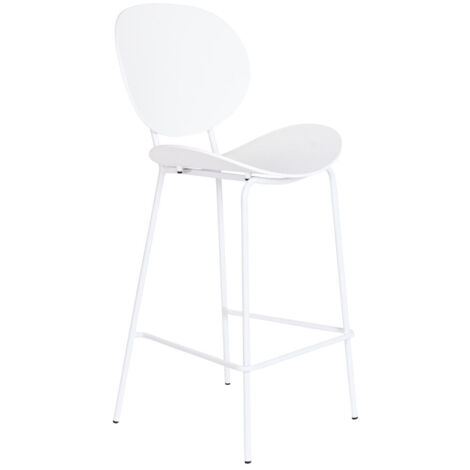 Tabouret Pp Métal 50X51X104 Blanc (1/7)