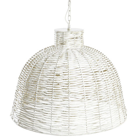 DKD Home Decor Suspension Blanc Doré Fer 51x51x38 cm (1/5)