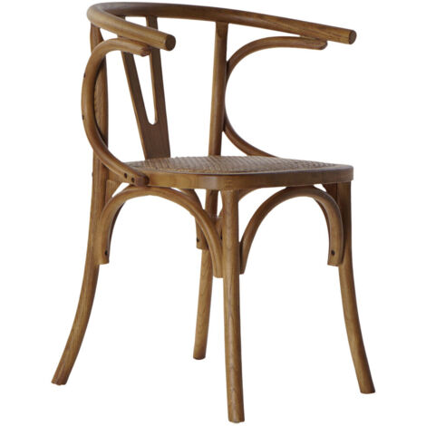 Chaise Orme Rotin 56X50X76 Marron (1/5)