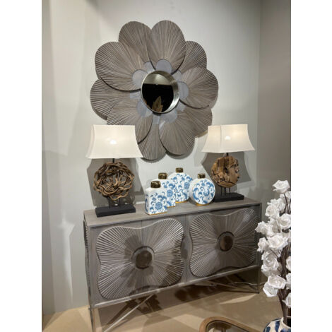 Lampe de table en bois avec écran