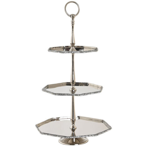 DKD Home Decor Centrotavola Aluminium Argenté 28x28x47 cm (1/3)