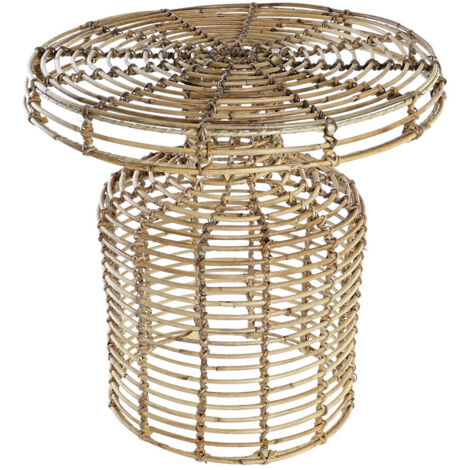 DKD Home Decor Table d'appoint Naturel 48 x 48 x 45 cm (1/4)