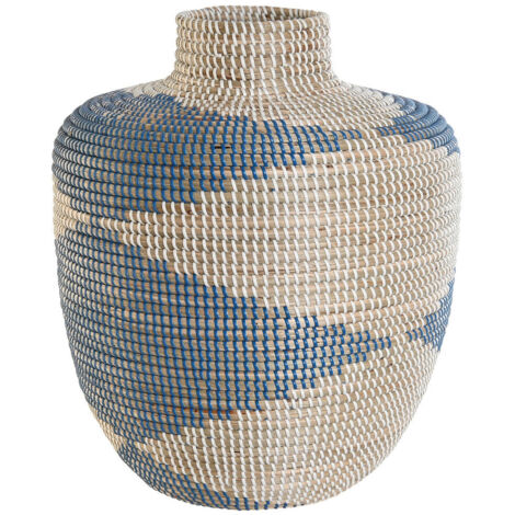 DKD Home Decor Vase Bleu Naturel 40x40x48 cm
