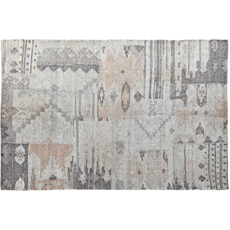 DKD Home Decor Tapis Polyester Coton Multicouleur 120x180 cm (1/4)