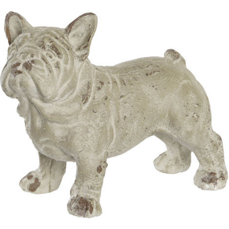 DKD Home Decor Figurine Chien Gris Résine 19x39x28,5 cm (1/3)
