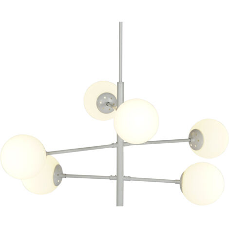 DKD Home Decor Suspension Blanc 96x73x50 cm 50W (1/5)