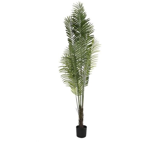 Plante Polyester Pp 100X100X240 Palmier Vert (1/4)