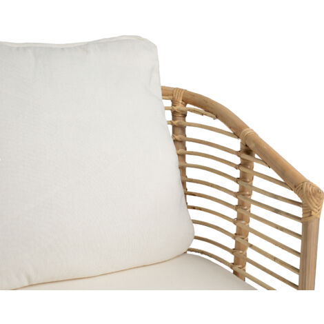 Canapé 2 Places D'extérieur En Rotin - Gris Avec Coussins - Résistant Aux Intempéries - Avec Rangement - Pour Terrasse, Jardin