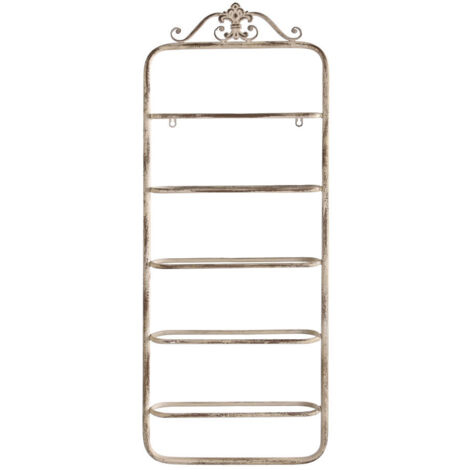 DKD Home Decor Botellero Métal Blanc 39x9.5x102.5 cm (1/4)