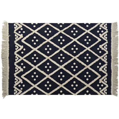 DKD Home Decor Tapis beige et bleu marine 120x180 cm (1/4)