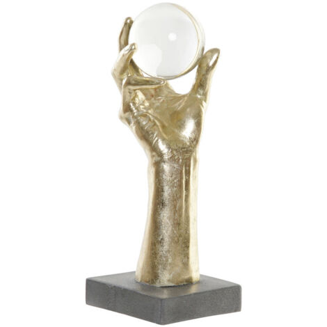 DKD Home Decor Figurine noire en résine 13.5x13.5x36 cm (1/3)