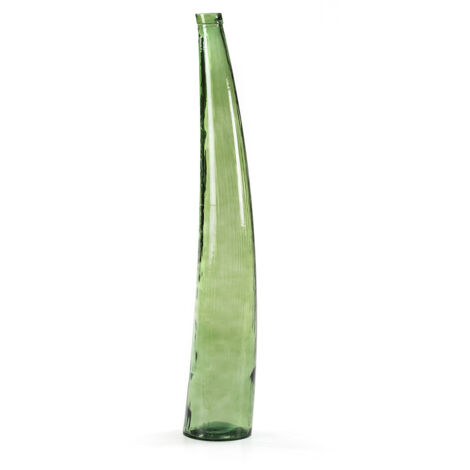 Vase 22x22x120 Verre Vert (1/4)