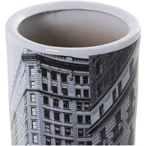 Porte-parapluies Design Bicolore élégance Moderne 19 X 19 X 49 Cm Doré