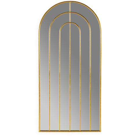 Miroir 72x2x150 Métal Doré (1/4)