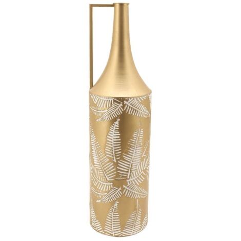 DKD Home Decor Vase Doré Métal Crème Tropical 81 cm (1/4)