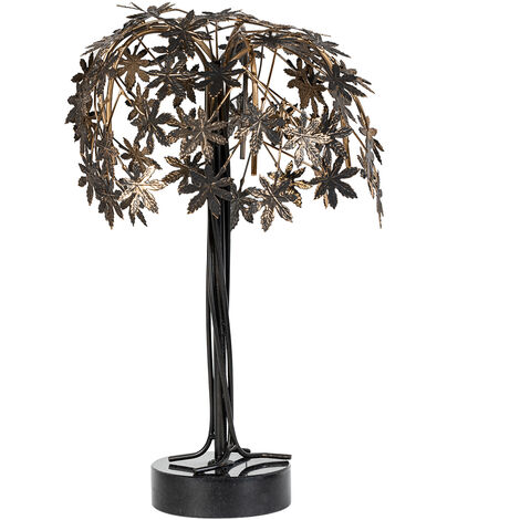 Figurine d'arbre en métal vieilli/noir 22 X 22 X 32 (1/5)