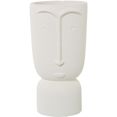 Vase Céramique 29 Cm Mat Brut Face °15X29 Cm Base:°12 Cm (1/5)