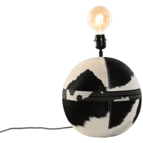 Lampe De Table Mangue Métal 30X30X39 Vache (1/5)