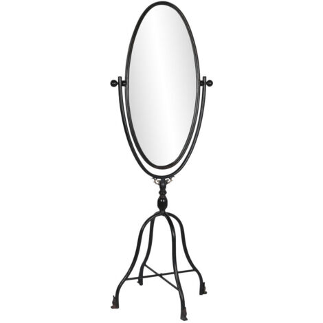 Miroir Grossissant Métal Verre 61X62X174 Noir (1/5)
