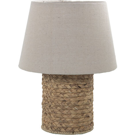 Lampe de table en osier 1Xe27Max40W non incluse °25X32 Cm (1/5)