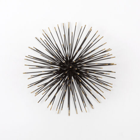 Sculpture 29x15x29 Métal Noir/Or (1/5)