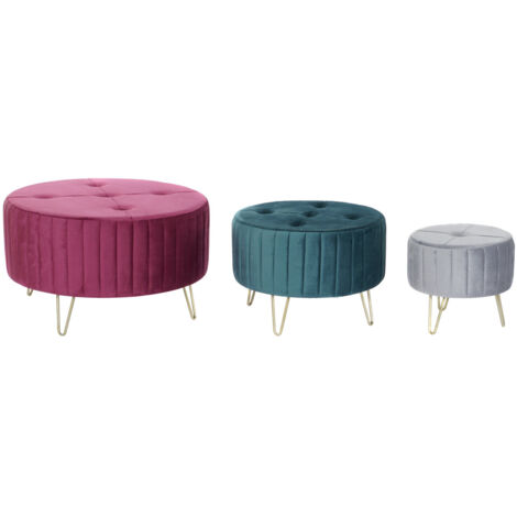 dkd-home-decor Poggiapiedi Multicolore 80x80x45 cm Moderne (1/4)