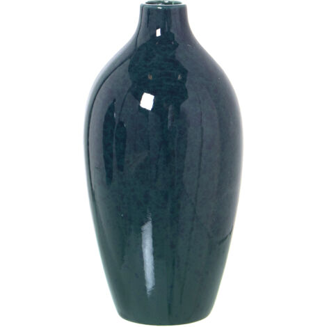 Vase en céramique vert foncé °10X20 cm (1/5)