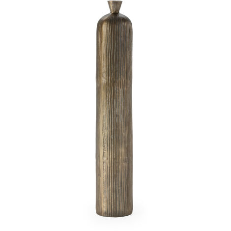 Vase 18x18x103 Métal Doré Antique (1/2)