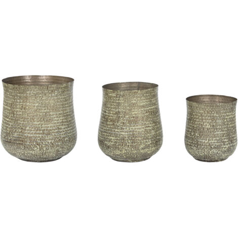Support Pot Fleurs Set 3 Aluminium 44X44X46 (1/4)