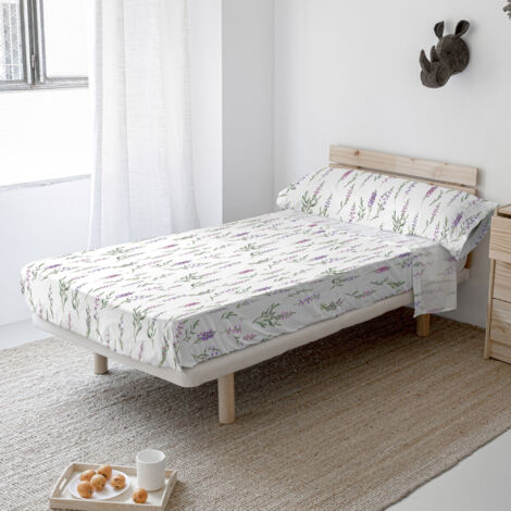 Parure de draps Lavande 160x270 cm (lit 80/90) (1/5)