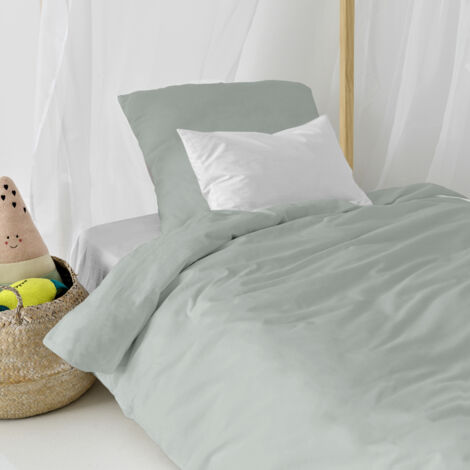 Ensemble nordique Basic 2 pièces 140x200 cm (Lit 80) Gris (1/4)