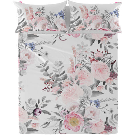 Drap bouquet délicat 260x270 cm (Lit 180/200) (1/5)