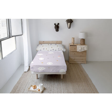 Parure de draps Moons 2 pièces 160x270 cm (lit 80/90) (1/5)