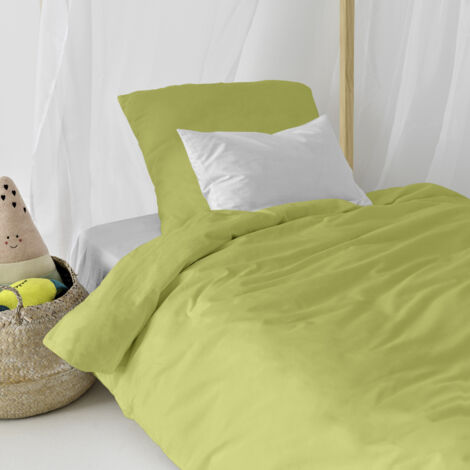 Ensemble Nordic Basic 2 pièces 140x200 cm (Lit 80) Vert (1/4)
