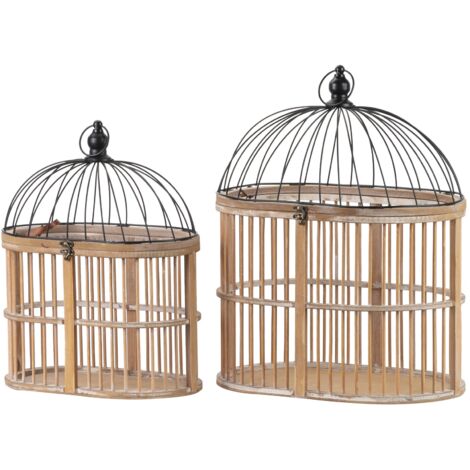 Lot de 2 lanternes antiques 45 x 30 x 56 cm 37 x 22 x 47 cm (1/2)