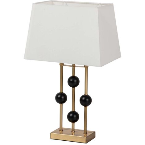 Lampe de table en métal 28 x 22 x 55 cm (1/2)