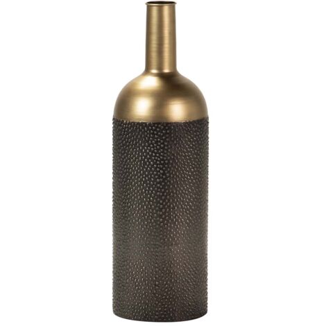 Vase en métal marron 20 x 20 x 67 cm