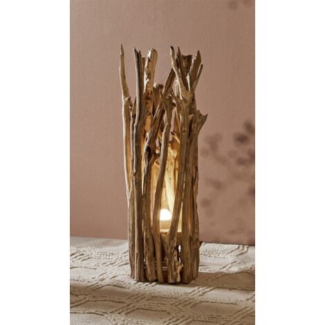 Lampadaire Branche Naturelle 76 cm. 31D x 76 cm.