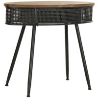 Console Sapin Métal 90,5X39X78 Noir