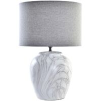 dkd-home-decor Home Decor Lampe de Table Beige 38x38x58 cm