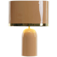 DKD Home Decor Lampe de bureau Rose Doré 37x21x52 cm