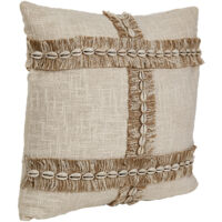 Coussin Romimex Beige Coquillages