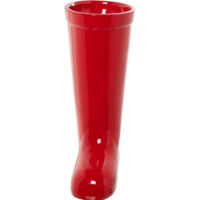 Porte-parapluie Design 18x32x45 PORTE PARAPLUIE VASE Céramique Porcelaine Pique Assiette 14/18 Porte Parapluie Céramique Rouge - 14