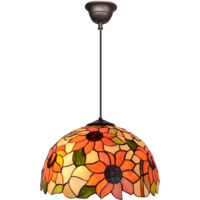 Lampe à suspension Tiffany Diamond Series avec câble D-30cm