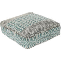 DKD Home Decor Coussin De Sol Rayures Bleu Blanc Vert